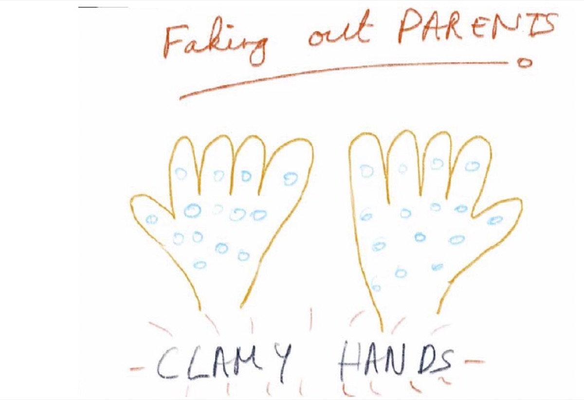 Faking out parents list storyboard frame