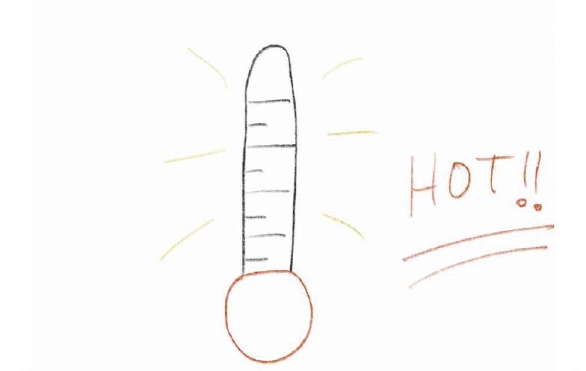 Thermometer storyboard frame