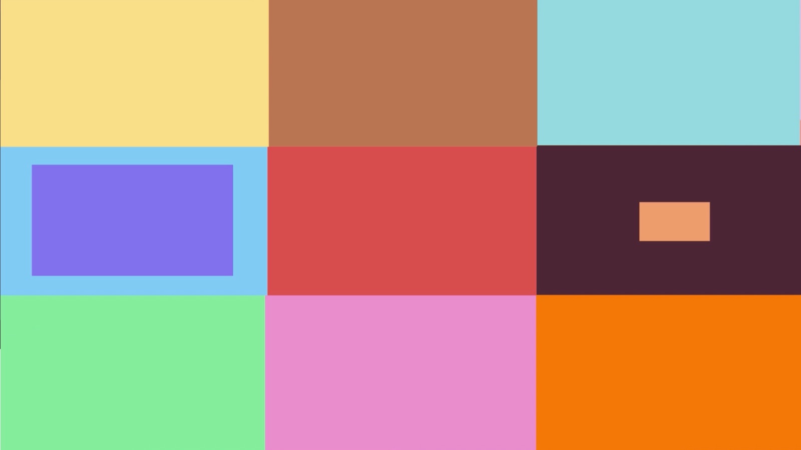 Colour palette blocks used in the series